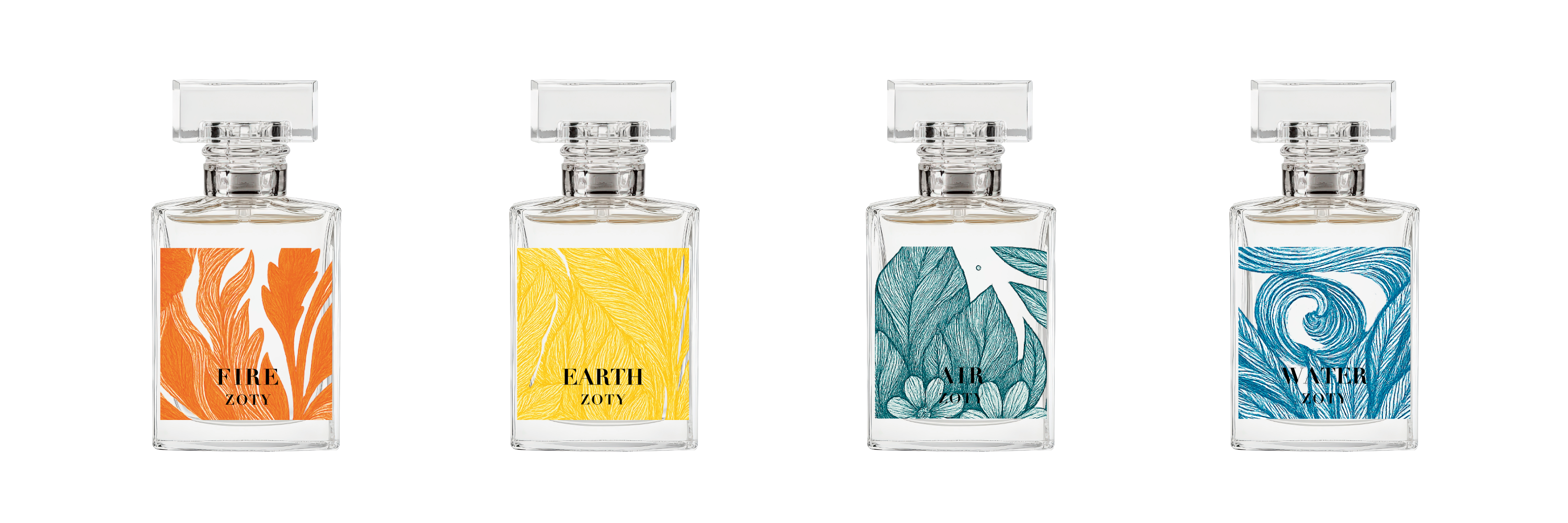 ZOTY 4 Elements Bottles